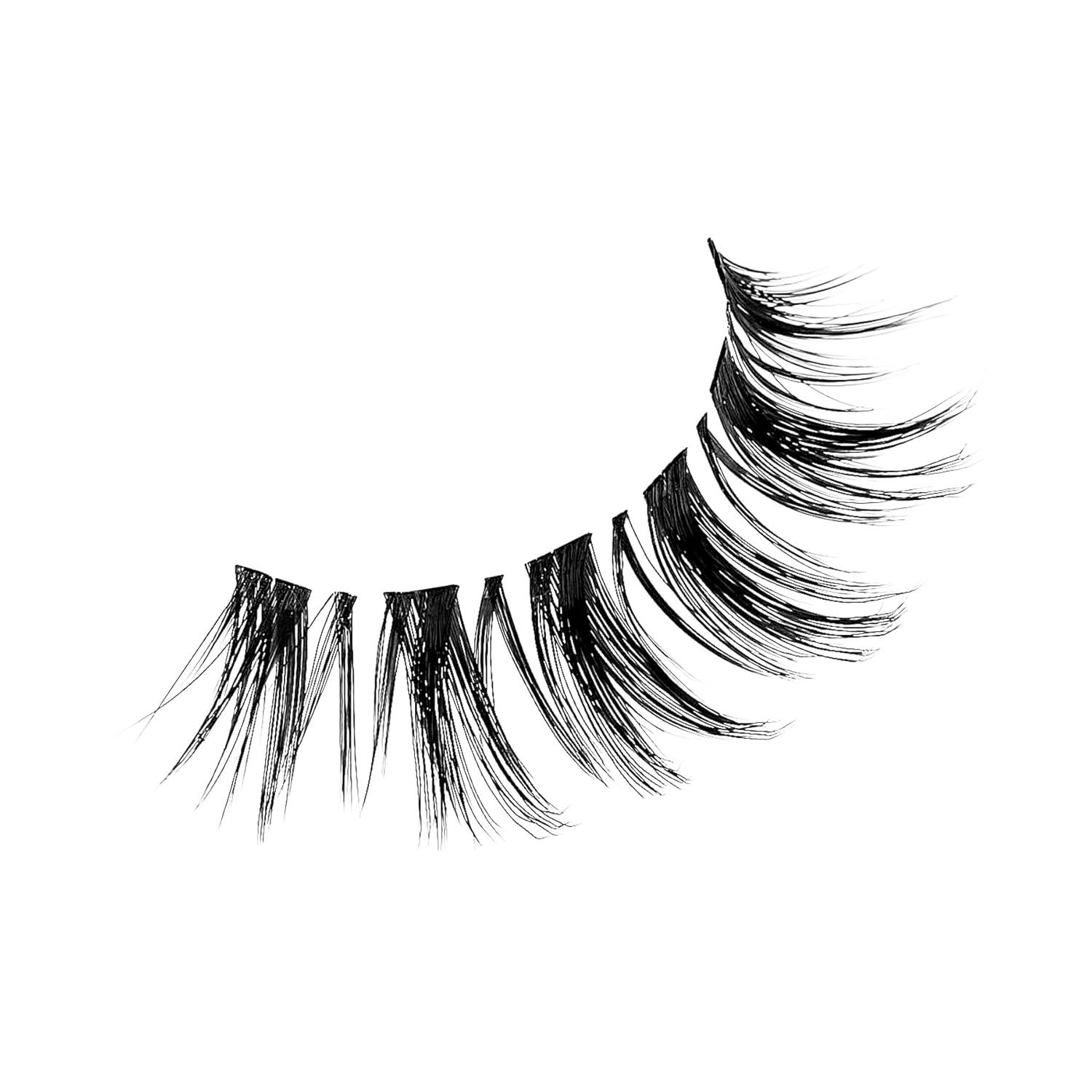 imageKISS My Lash But Bolder False Eyelashes Big Personality 14mm Includes 1 Pair Easy to Apply Reusable Lash ClustersBold Move