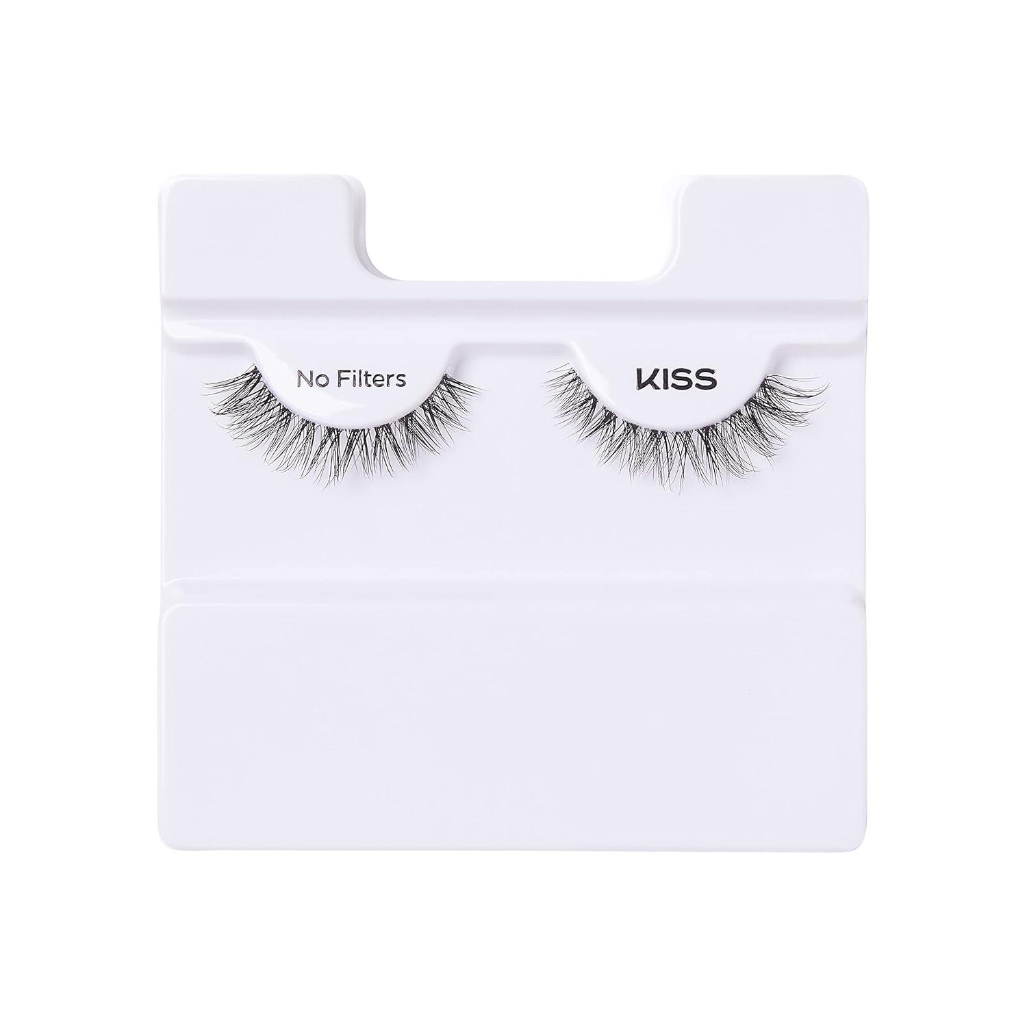 imageKISS My Lash But Bolder False Eyelashes Big Personality 14mm Includes 1 Pair Easy to Apply Reusable Lash ClustersNo Filters