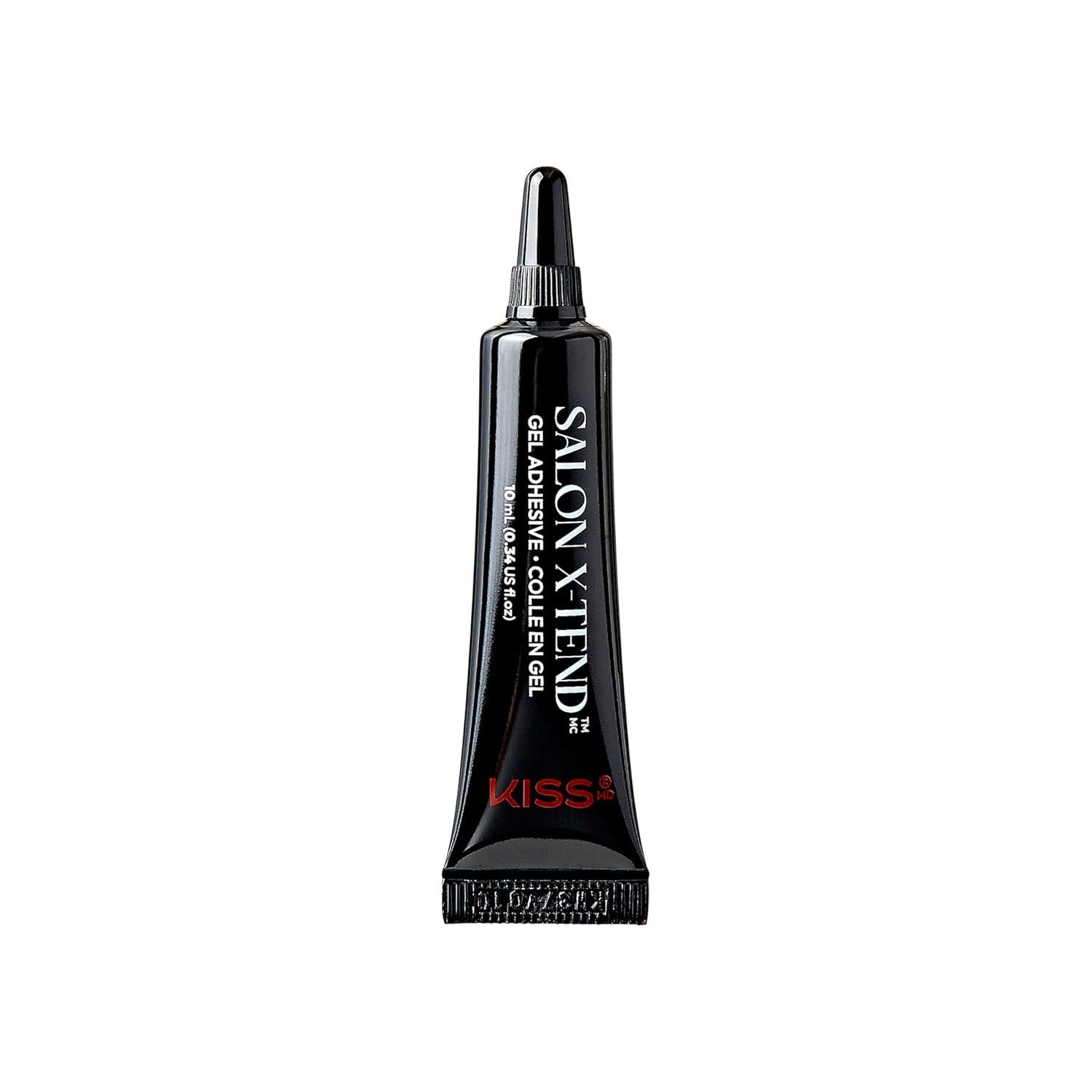imageKISS Salon Xtend PressOn Nails Nail glue included Gel Adhesive Clear Size Shape Includes 10Ml Led Gel Adhesive