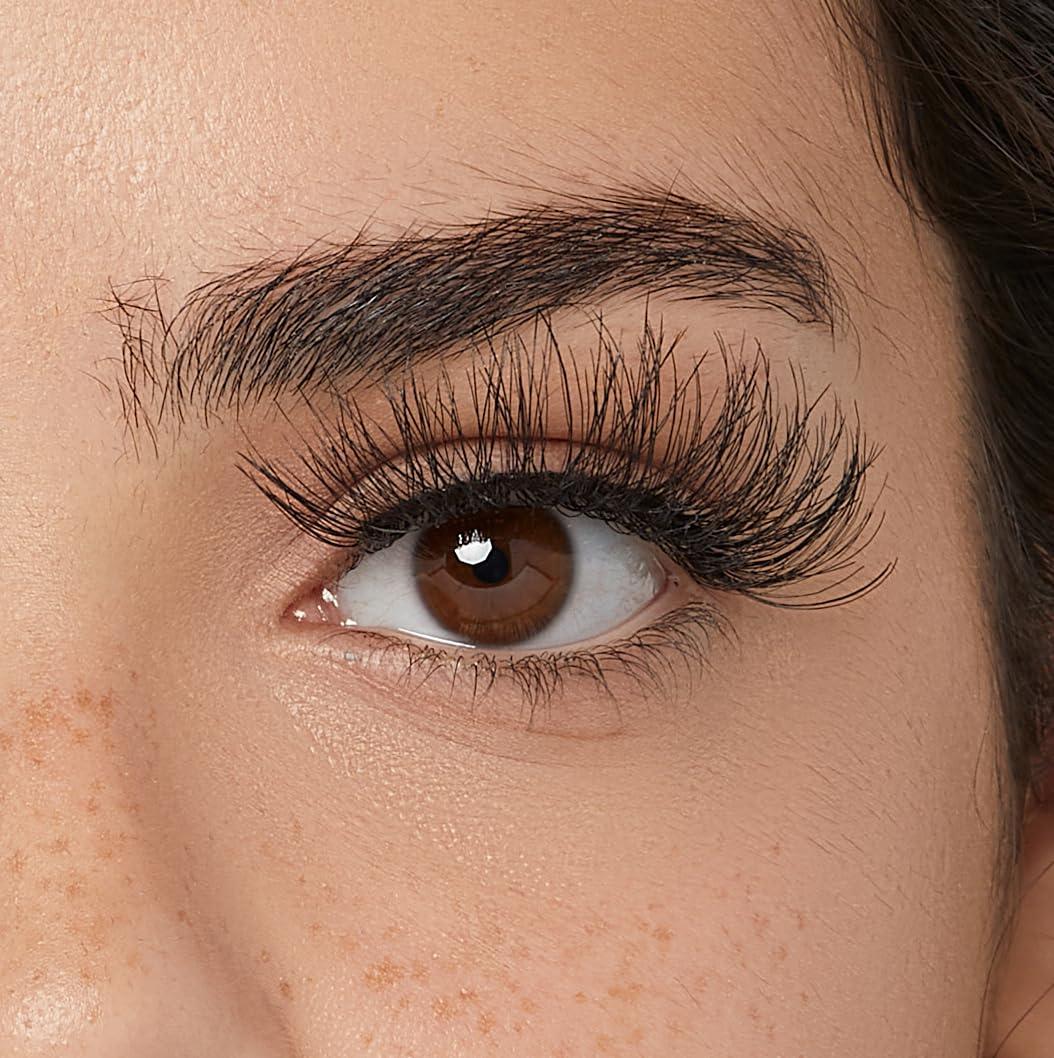 imageKISS Sister Nature False Eyelashes Sage 12 mm 100 Natural Hair Recyclable Paper Box Printed with Soy Ink Cruelty Free Vegan Includes 1 Pair of Reusable Strip LashesWillow