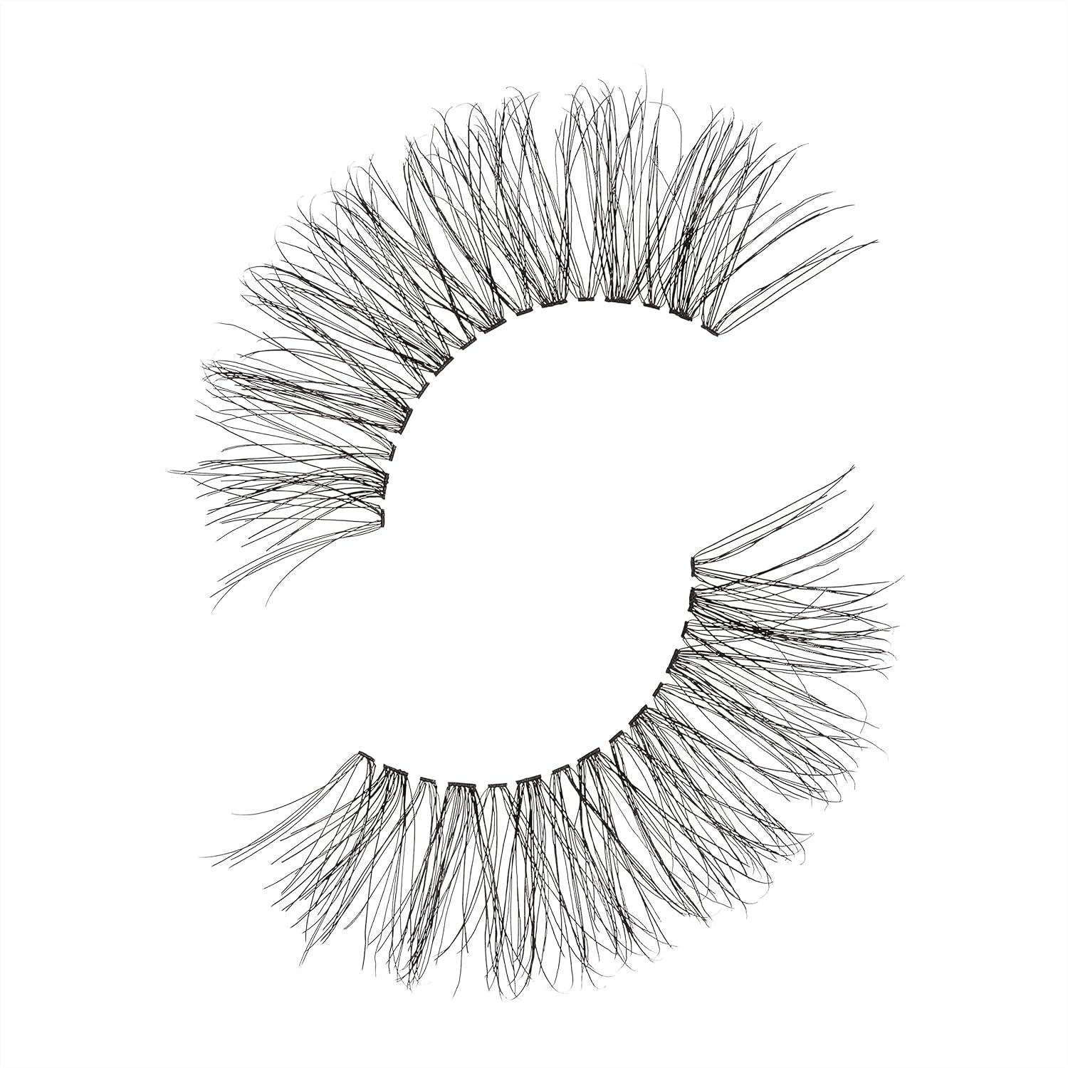 imageKISS Sister Nature False Eyelashes Sage 12 mm 100 Natural Hair Recyclable Paper Box Printed with Soy Ink Cruelty Free Vegan Includes 1 Pair of Reusable Strip LashesWillow