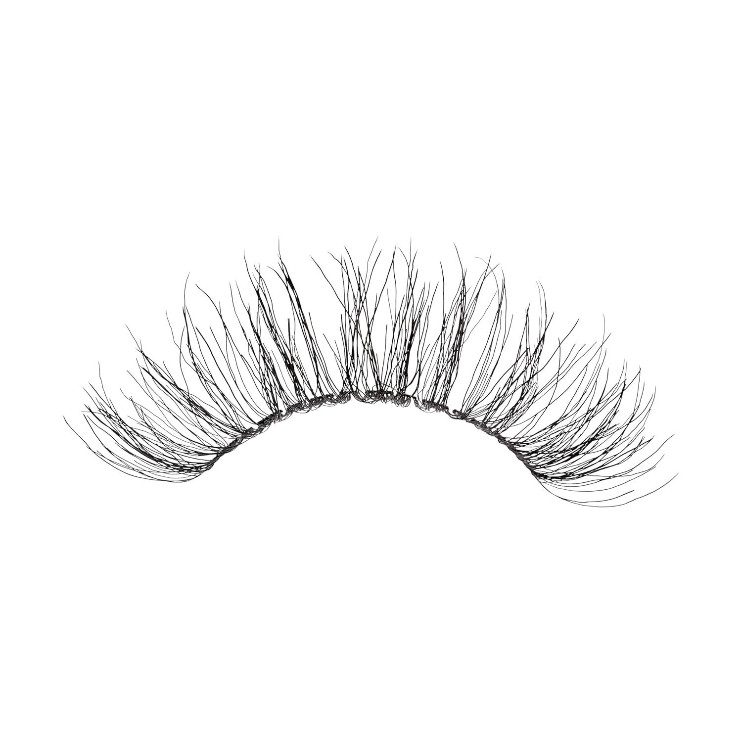 imageKISS Sister Nature False Eyelashes Sage 12 mm 100 Natural Hair Recyclable Paper Box Printed with Soy Ink Cruelty Free Vegan Includes 1 Pair of Reusable Strip LashesWillow