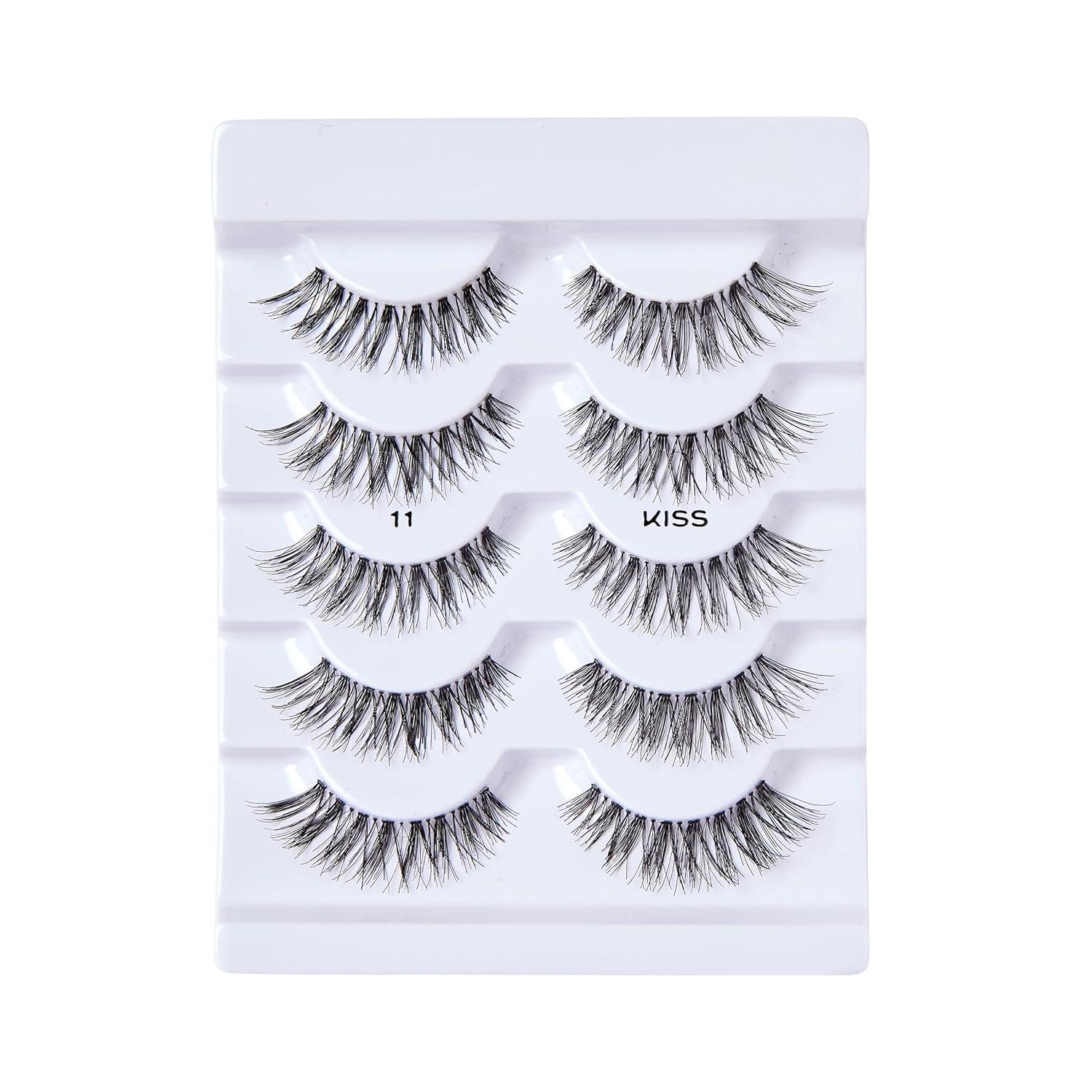 imageKISS So Wispy Curated Collection of Bestselling False Eyelash Styles Multipack Volume ampamp Curl Lash Extensions Look Signature Wispy Effect Cruelty Free Reusable Contact Lens Friendly 5PairMaximum Volume Multi Pack