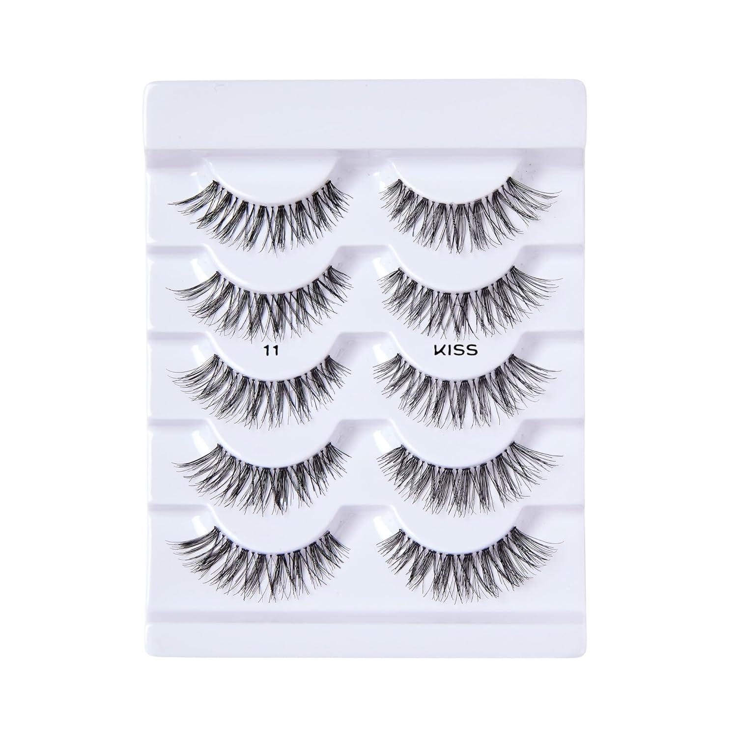 imageKISS So Wispy Curated Collection of Bestselling False Eyelash Styles Multipack Volume ampamp Curl Lash Extensions Look Signature Wispy Effect Cruelty Free Reusable Contact Lens Friendly 5PairMaximum Volume Multi Pack