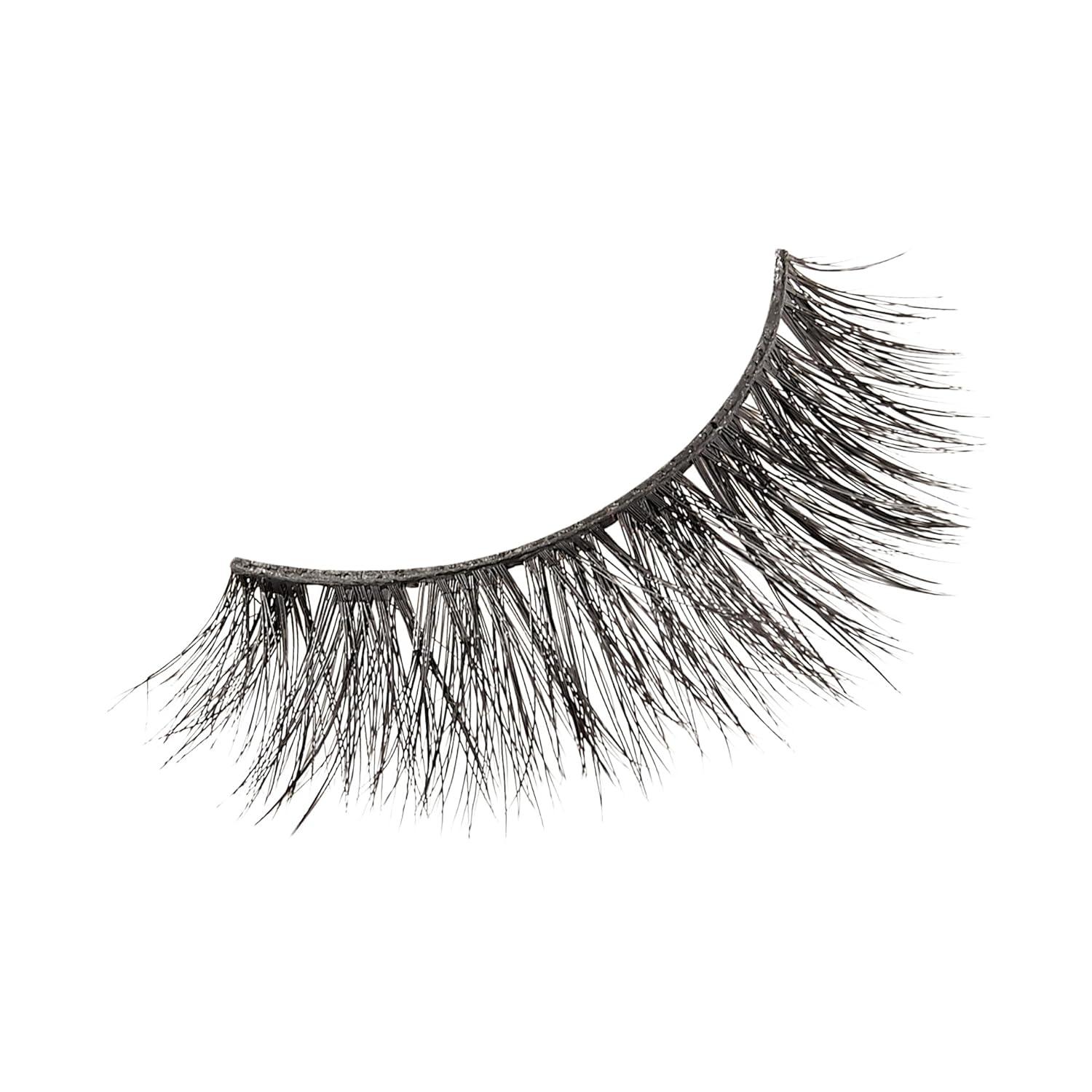 imageKISS Triple PushUp False Eyelashes Robe 12mm Includes 4 Pairs Of Lashes Easy to Apply Reusable Lash ClustersBlack