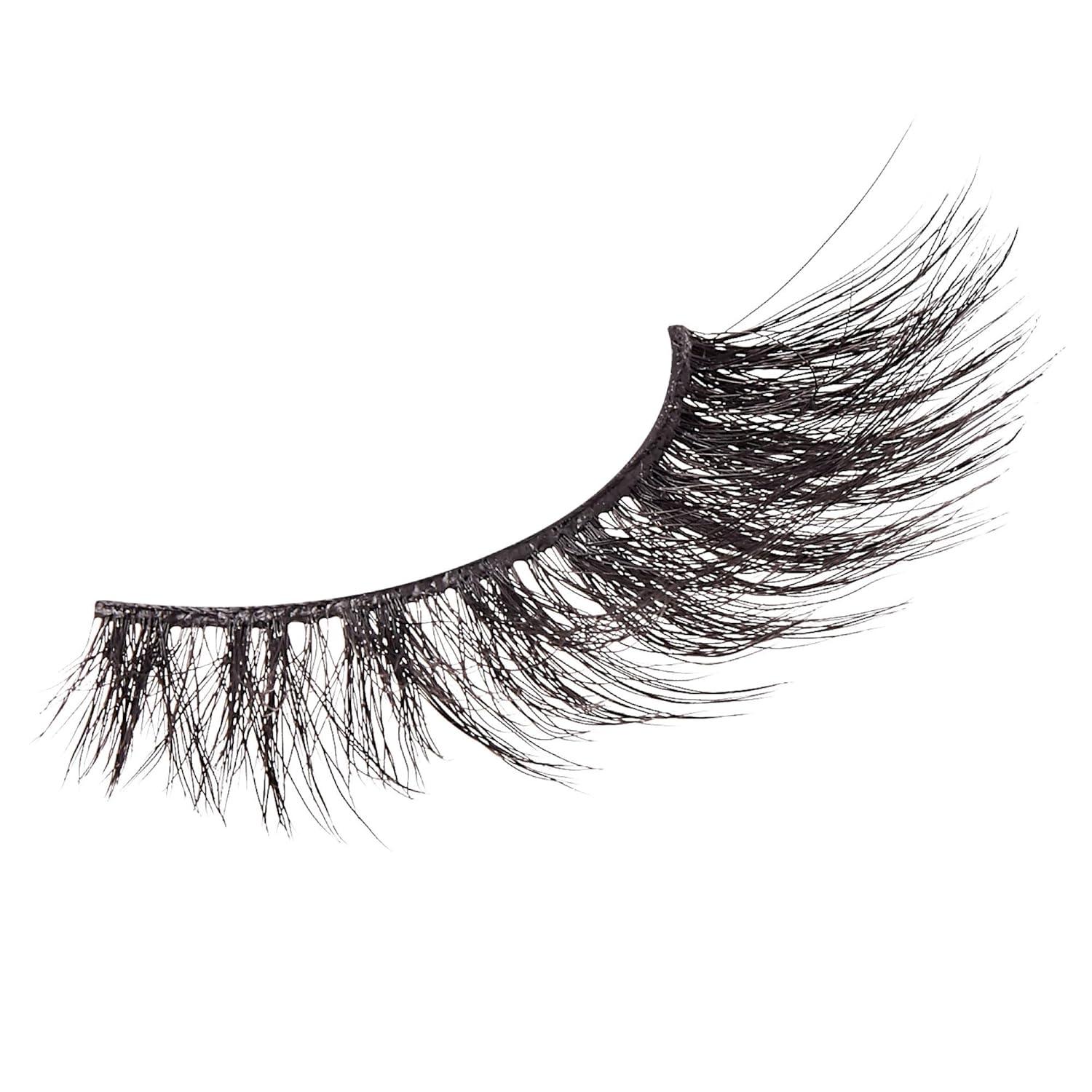 imageKISS Triple PushUp False Eyelashes Robe 12mm Includes 4 Pairs Of Lashes Easy to Apply Reusable Lash ClustersBombshell