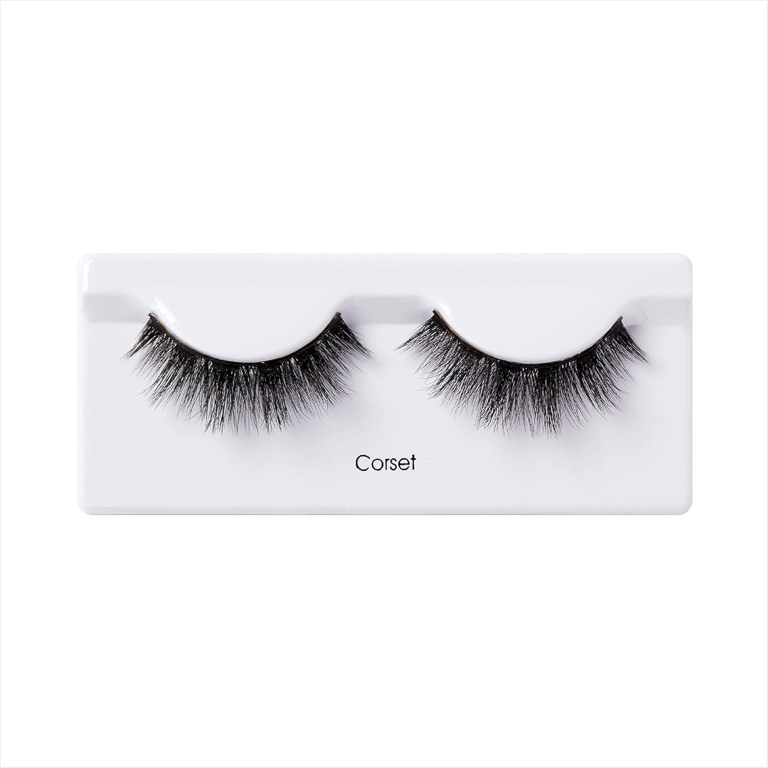 imageKISS Triple PushUp False Eyelashes Robe 12mm Includes 4 Pairs Of Lashes Easy to Apply Reusable Lash ClustersCorset