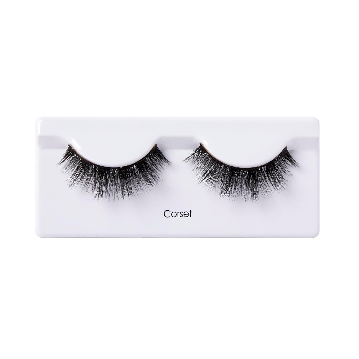 imageKISS Triple PushUp False Eyelashes Robe 12mm Includes 4 Pairs Of Lashes Easy to Apply Reusable Lash ClustersCorset