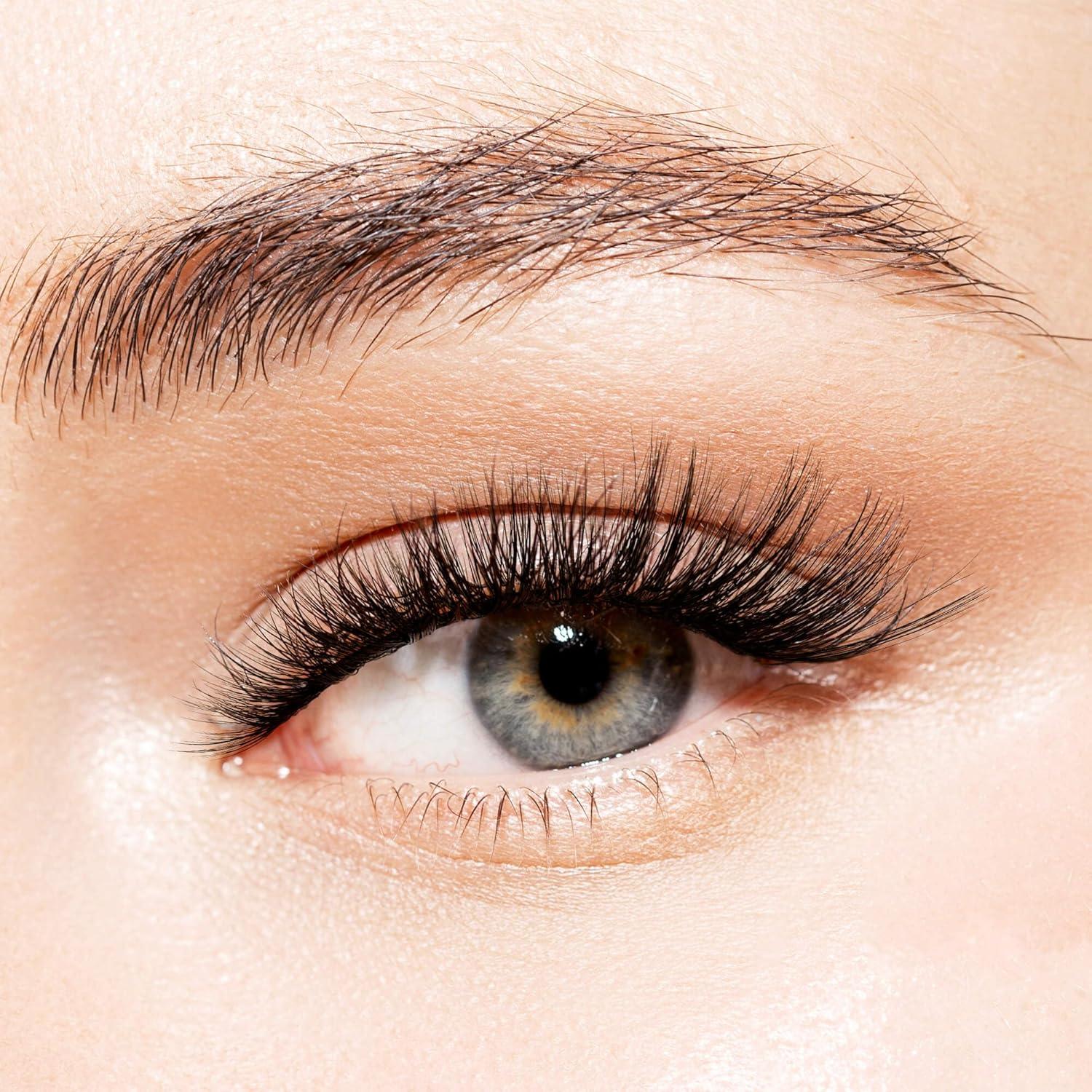 imageKISS Triple PushUp False Eyelashes Robe 12mm Includes 4 Pairs Of Lashes Easy to Apply Reusable Lash ClustersRobe