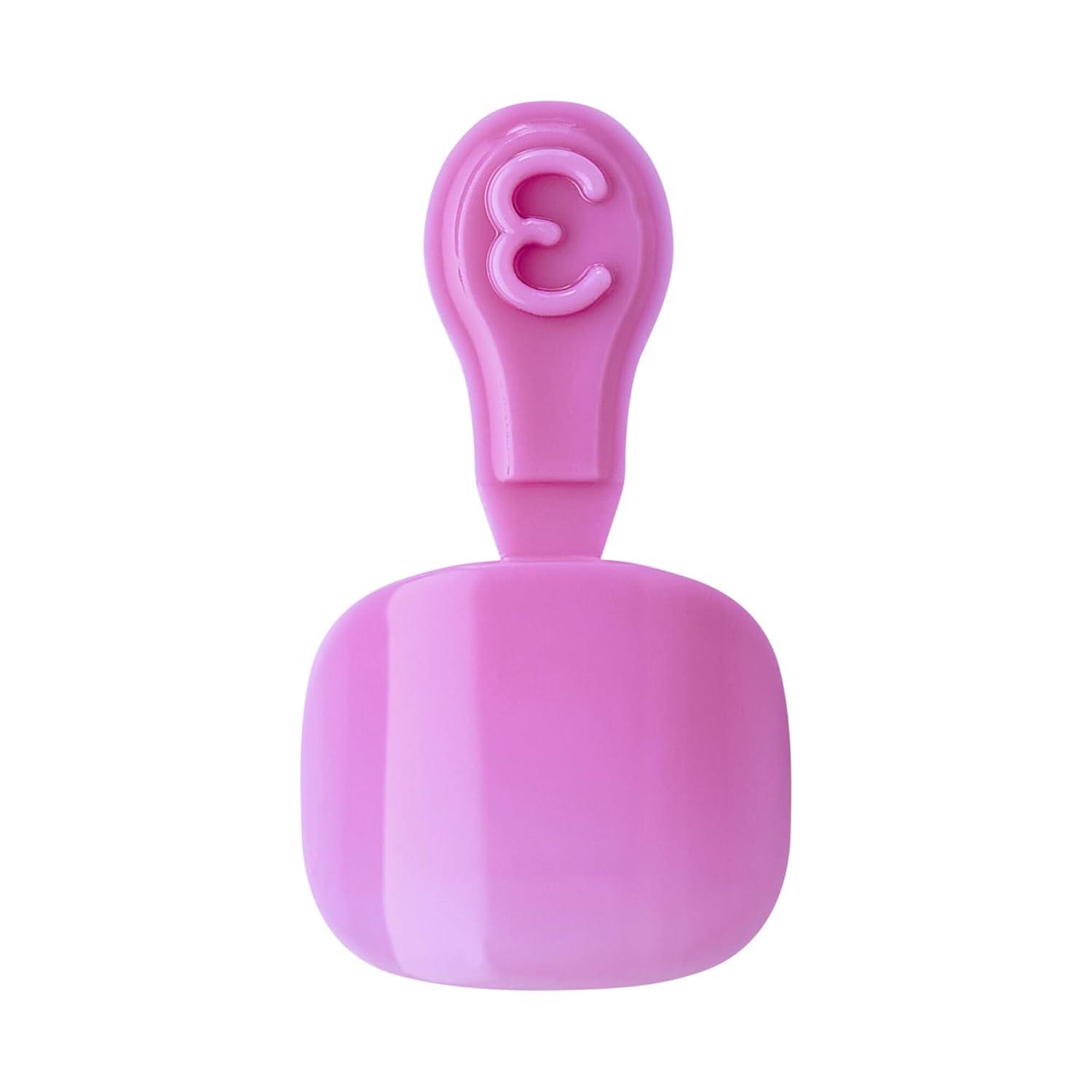 imageKISS imPRESS Color No Glue Pedi PressOn Toenails Pink Squoval Shape Includes 24 Nails Prep Pad 1 Manicure Stick 1 Mini File