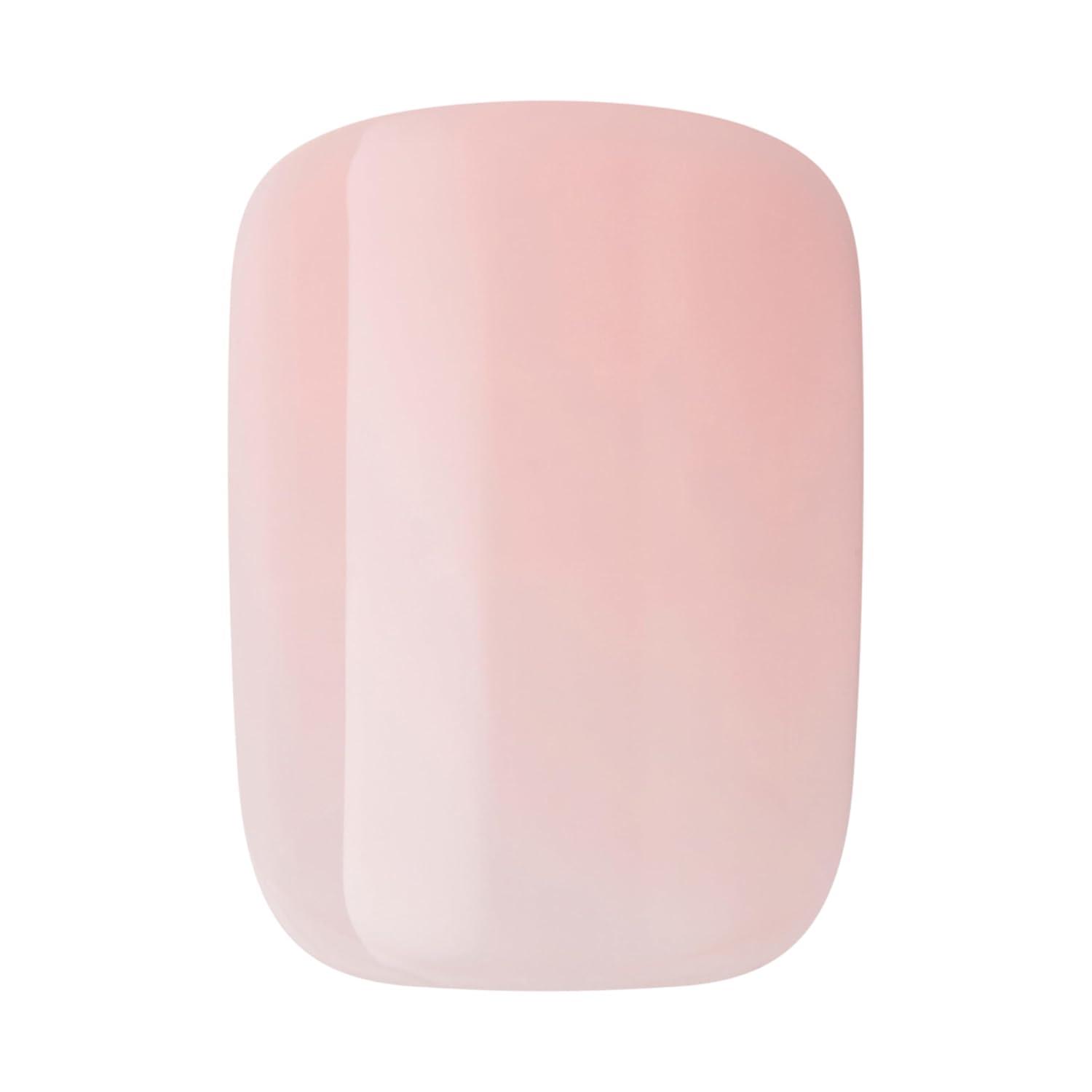 imageKISS imPRESS No Glue Mani Press On Nails Instinct Light Pink Short Size Squoval Shape Includes 30 Nails Prep Pad Instructions Sheet 1 Manicure Stick 1 Mini File