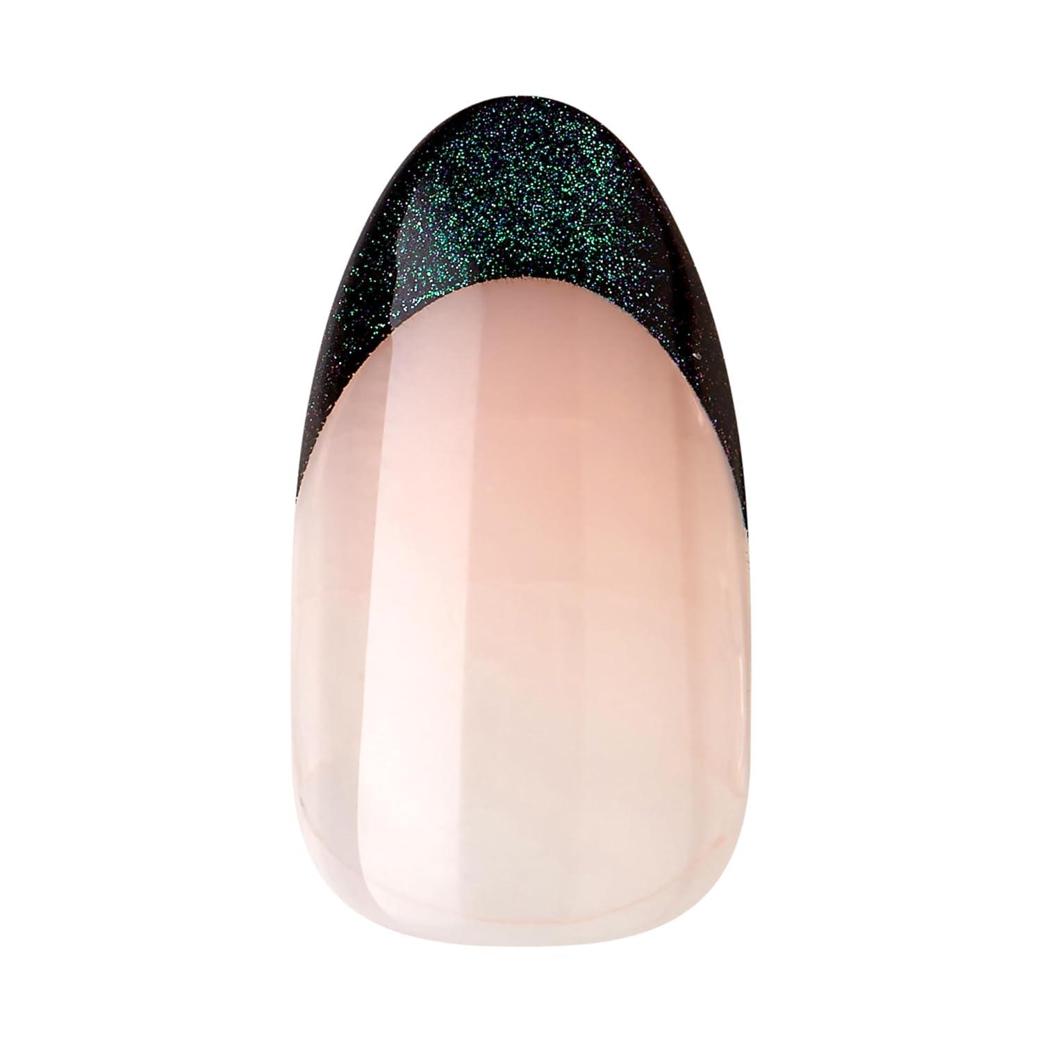 imageKISS imPRESS No Glue Mani Press On Nails Premium Best Life Blue Medium Size Almond Shape Includes 30 Nails Prep Pad Instructions Sheet 1 Manicure Stick 1 Mini FileVisions