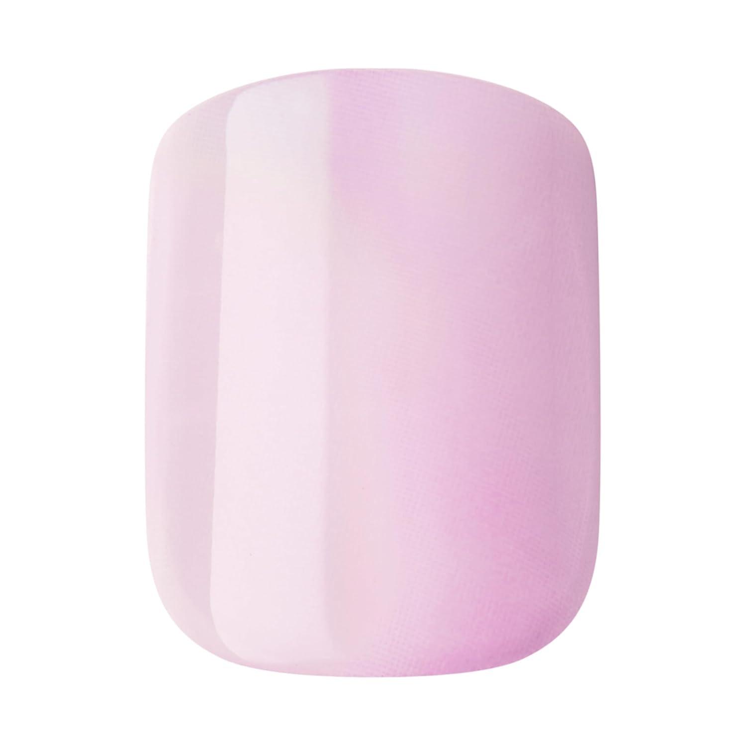 imageKISS imPRESS PressOn Manicure Premium Collection Fake Nails Sweet Life Purple Jelly Squiggle Short ampamp Square Easy To Apply Super Hold Chip Proof Smudge Proof No Dry Time Durable 30 Count