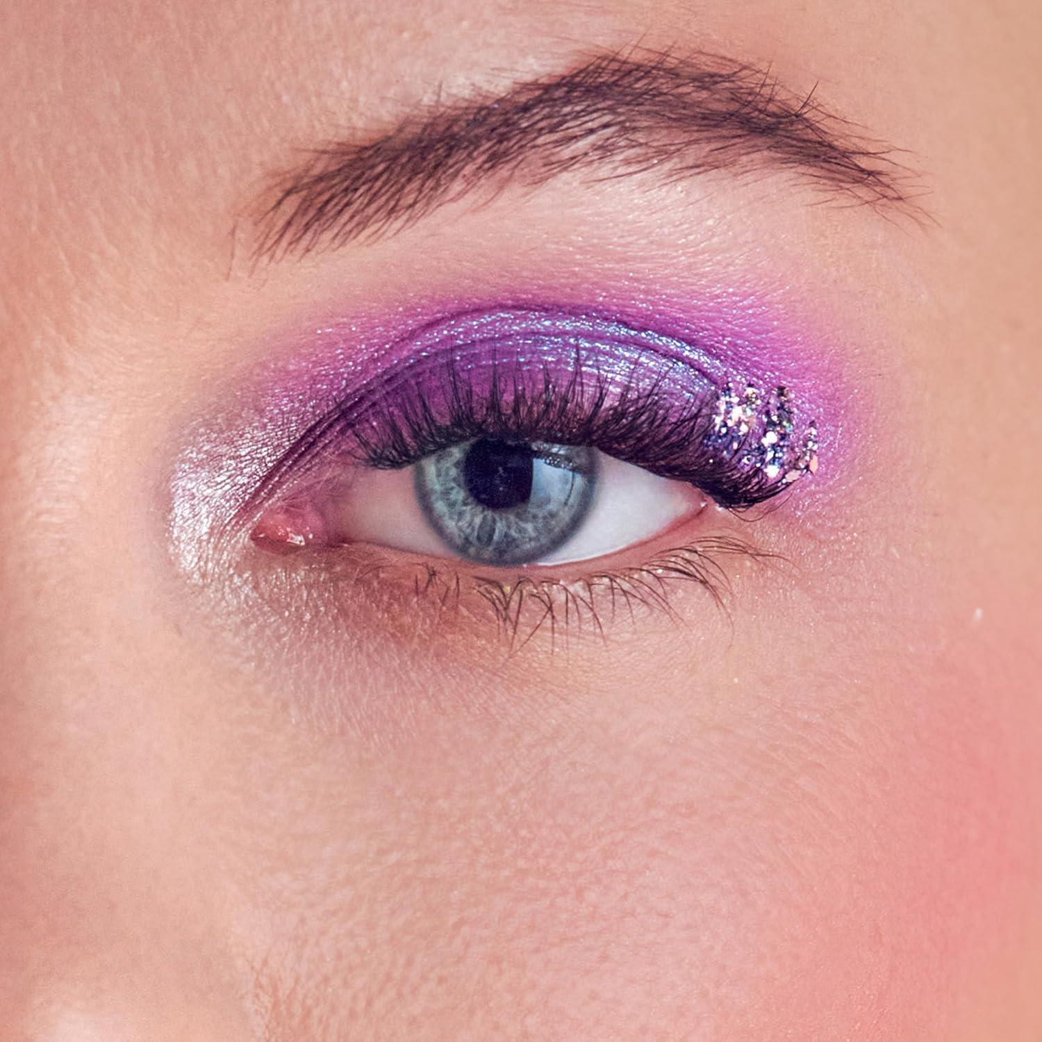 imageWICKED X FALSCARA False Eyelashes Munchkinland 8mm10mm Natural Volume Multicolored Glitter Lash Extension Kit Includes Mini BOND NET WT 45 G 015 Oz Mini Applicator ampamp 10 Lash ClustersMunchkinland