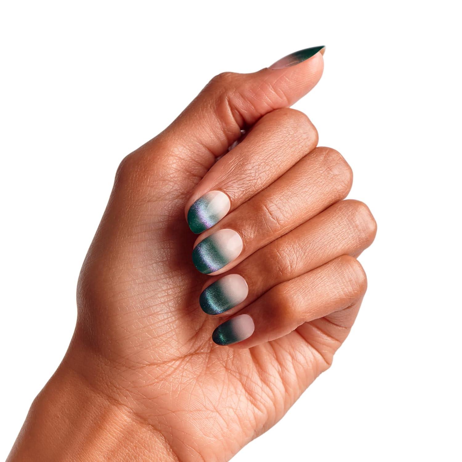 imageWICKED X KISS Press On Nails Almond Shiz Chemistry Club Blue Medium Waterproof Chip Proof Smudge Proof 28 Fake Nails Pink Gel Nail Glue 2g Mini Nail File ampamp Manicure StickDont Hide your Magic