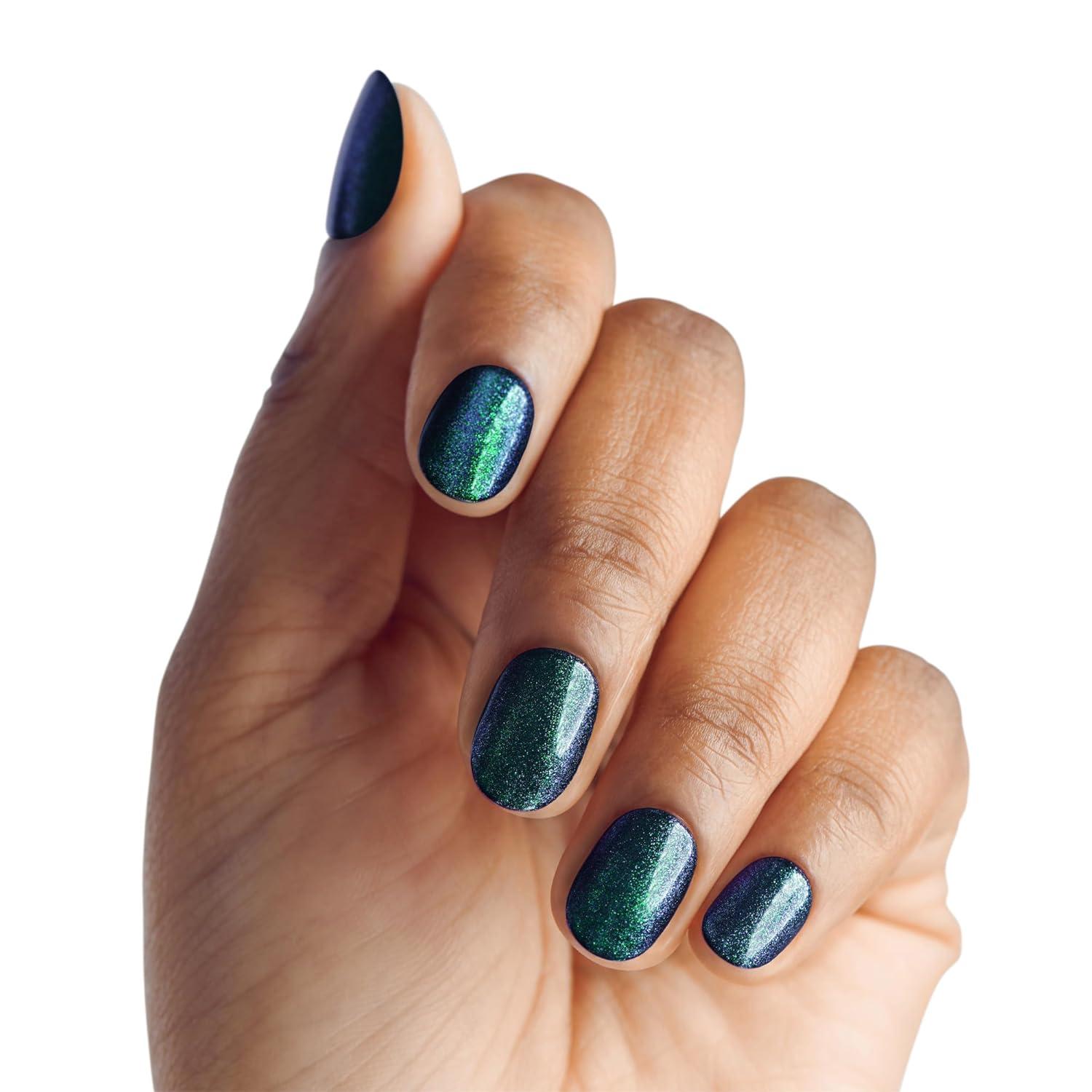 imageWICKED X imPRESS Press On Nails New Improved Adhesive Up To 10 Day Hold Beautifical White Medium Oval Includes 30 Fake Nails 1 Prep Pad 1 Manicure Stick 1 Mini FileThe Green Elixir