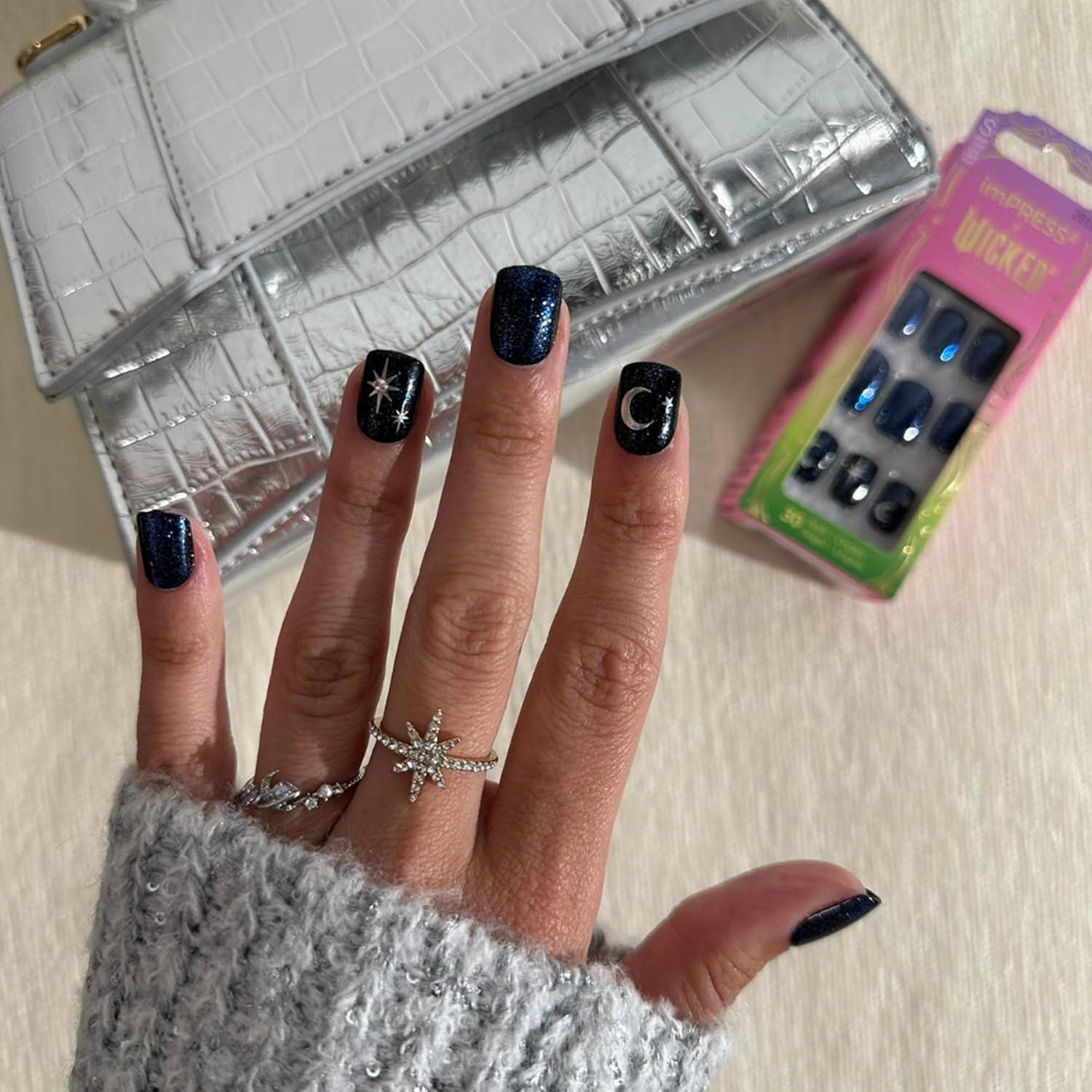 imageimPRESS X WICKED FOR GOOD Press On Nails Living in a Dream Purple Medium Coffin New Improved Adhesive Up To 10 Day Hold Includes 30 Fake Nails 1 Prep Pad 1 Manicure Stick 1 Mini FileKnow Your Power