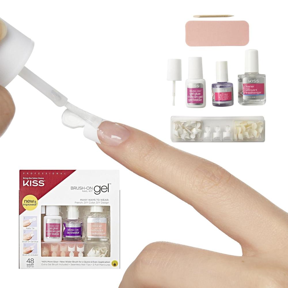 imageKISS BrushOn Gel Nail KitLong