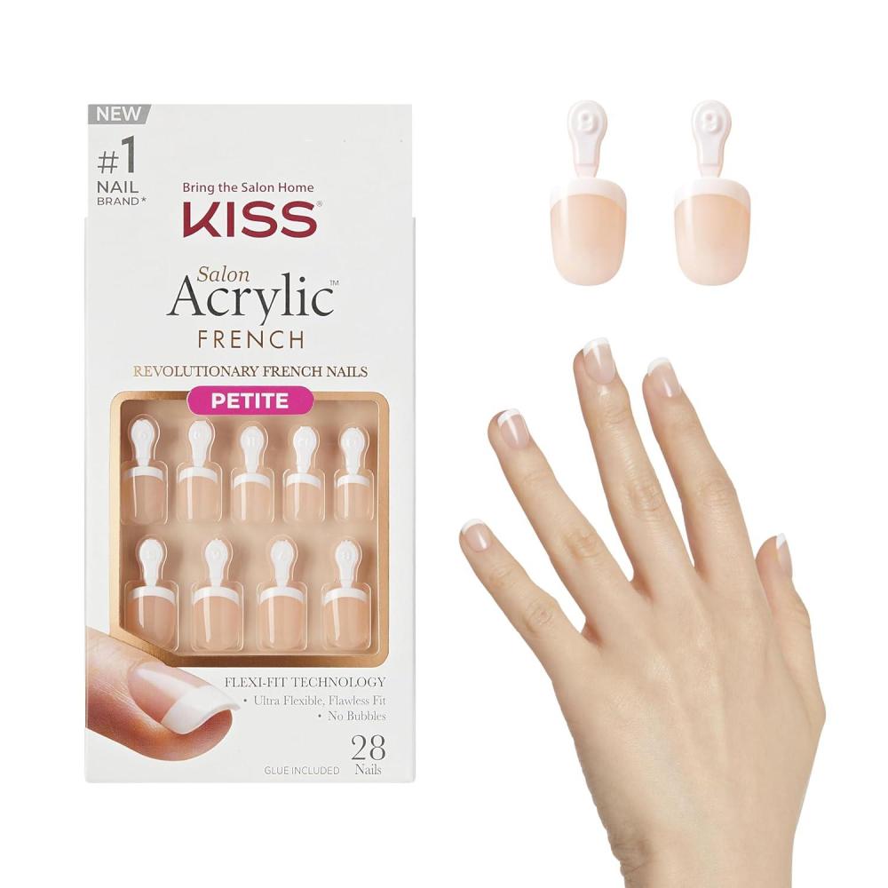 imageKISS Salon Acrylic French Nails  Crush Hour Pink