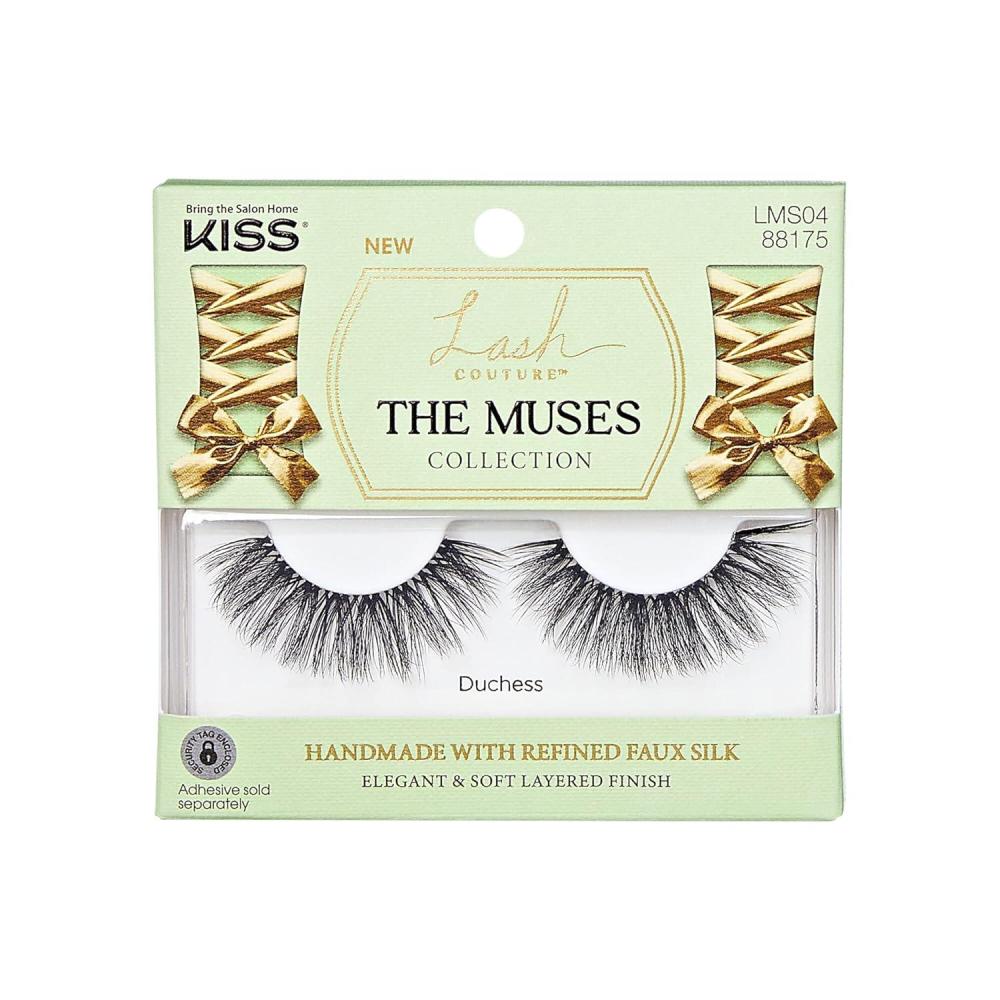 imageKISS The Muses False Eyelashes Legacy 12mm Includes 1 Pair Easy to Apply Reusable Lash ClustersDuchess