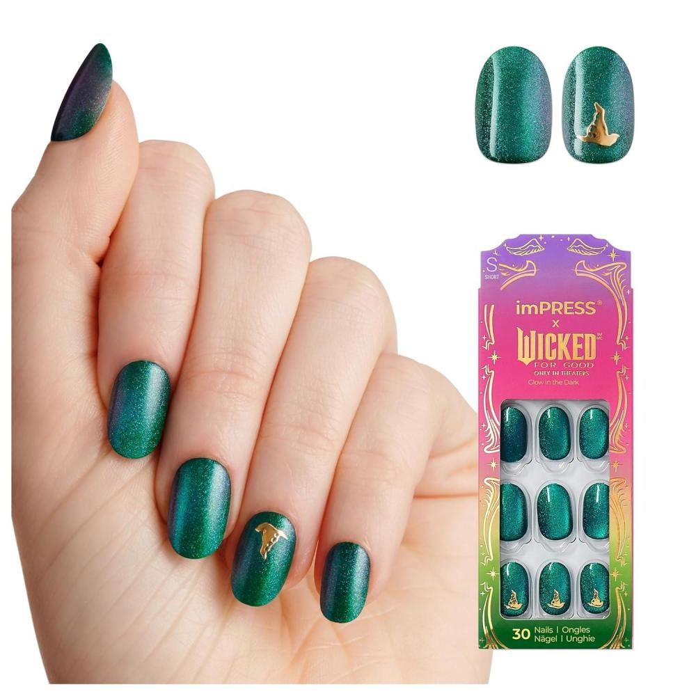 imageimPRESS X WICKED FOR GOOD Press On Nails Living in a Dream Purple Medium Coffin New Improved Adhesive Up To 10 Day Hold Includes 30 Fake Nails 1 Prep Pad 1 Manicure Stick 1 Mini FileA Story Of Two Halves