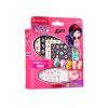 KISS Broadway Little Diva Nail Art Kit, Safe On Natural Nails, Mom Approved, Over 250 Nail Stickers, 48 Ready-To-Wear Petite Fake Nails & 48 Press-On Adhesive Tabs(Multi-colored)