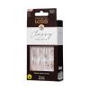 KISS Classy, Press On Nails, Nail glue included, ‘Highlights’, French, Medium Size, Almond Shape, Includes 30 Nails, 2g glue, 1 Manicure Stick, 1 Mini File(My Muse)