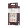 KISS Classy, Press On Nails, Nail glue included, ‘Highlights’, French, Medium Size, Almond Shape, Includes 30 Nails, 2g glue, 1 Manicure Stick, 1 Mini File(Stay Modish)