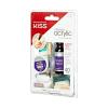 KISS French Acrylic False Nails Sculpture Kit, Natural & French Manicure, Extended Bubble-Free Nail Tips with Acrylic Liquid & Powder, Maximum Speed Nail Glue, Application Brush, & 40 Fake Nails(WHITE)