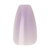 KISS Gel Fantasy, Press On Nails, Nail glue included, ‘Quince Jelly’, Purple, Medium Size, Coffin Shape, Includes 28 Nails, 2g glue, 1 Manicure Stick, 1 Mini File(Quince Jelly)