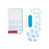KISS Gel Fantasy, Press On Nails, Nail glue included, ‘Quince Jelly’, Purple, Medium Size, Coffin Shape, Includes 28 Nails, 2g glue, 1 Manicure Stick, 1 Mini File(Jelly Crushin)