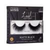 KISS Lash Couture 3D Matte False Eyelashes, ‘Matte Satin’, 16 mm, Includes 1 Pair Of Lash, Contact Lens Friendly, Easy to Apply, Reusable Strip Lashes(1 pair (Pack of 3))