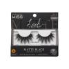 KISS Lash Couture 3D Matte False Eyelashes, ‘Matte Satin’, 16 mm, Includes 1 Pair Of Lash, Contact Lens Friendly, Easy to Apply, Reusable Strip Lashes(1 pair (Pack of 3))