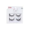 KISS Lash Couture Faux Mink False Eyelashes Double Pack, Knot-Free Lash Band, Reusable, Contact Lens Friendly, Easy To Apply, Ultrafine, Tapered, Synthetic Fake Lashes, Style Soir, 2 Pairs White(Muse)