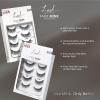 KISS Lash Couture Faux Mink False Eyelashes Multipack, ‘Jubilee’, 10mm, Multiple Lengths, Reusable, Cruelty Free, Vegan, Exclusive Knot-Free Lash Band, 4 Pairs(Little Black Dress Multi Pack)