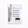 KISS Lash Couture Lash Mapping Kit with 3 Mapping Stickers, Semi-Permanent Lash Adhesive, Adhesive Remover, Tweezers, Spoolie, Micro Brush, and 42 Lash Clusters,21 Pair (Pack of 1)(1 count (Pack of 1))