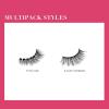 KISS Lash Couture Luxtensions Collection False Eyelashes Multipack, ‘Volume Full Set’, 14 mm, Super Slim Band, Light & Flexible Wear, Flat Lash & Laser Cut Technology, Includes 4 Pairs of Strip Lashes(Full Volume)