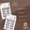 KISS Lash Couture Naked Drama Collection False Eyelashes with Cushion Flexi Band, Full & Fluffy Volume, Easy to Apply, Reusable Lash Clusters, Style ‘Tulle’, 10 mm, 1 Pair Fake Eyelashes(4 Pair (Pack of 1))