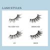 KISS Lash Drip False Eyelashes, Spiky X Boosted Volume, Unique Wet Look Hydrated Effect, Multi-Length Rewearable Fake Eyelashes, Wispy Crisscross Lash Pattern, Style ‘Drenched’, 1 Pair(Drenched)