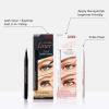 KISS Lash GLUEliner, 2-in-1 Felt-Tip Eyelash Adhesive and Eyeliner, Matte Finish, Foolproof Application, Easy Touch-Up, 0.03 Fl Oz.- Black, Packaging May Vary(Clear Liner)