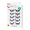 KISS Looks So Natural False Eyelashes Double Pack, Lightweight & Comfortable, Tapered End Technology, Reusable, Cruelty-Free, Contact Lens Friendly, Style ‘Sultry’, 2 Pairs Fake Eyelashes(Flirty)