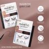 KISS Magnetic Lash 01, Synthetic False Eyelashes with Magnets Under and Over Your Upper Lashes, No Glue Needed, Lightweight, Reusable, Contact Lens Friendly, Cruelty Free, with Lash Applicator, 1 Pair(Lure)