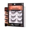 KISS Magnetic Lash 01, Synthetic False Eyelashes with Magnets Under and Over Your Upper Lashes, No Glue Needed, Lightweight, Reusable, Contact Lens Friendly, Cruelty Free, with Lash Applicator, 1 Pair(Curation Kit)