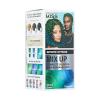 KISS Mix Up Complete Bleach & Semi-Permanent Hair Color Kit, Intelligent Color Technology, 2 Colors, Custom Combinations, Long- Lasting, Lasts Up To 50 Washes – Sapphire & Alpine Green