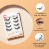 KISS My Lash But Better False Eyelashes Multipack, ‘Bare Affair’, 12mm, Superfine Band Technology, Easy to Apply, Reusable, Lightweight, Voluminous, Comfortable, Includes 4 Pairs Of Strip Lashes