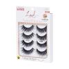 KISS Naked Drama, False Eyelashes, ‘Multipack Taffeta’, 14mm, Includes 4 Pairs Of Lashes, Easy to Apply, Reusable Lash Clusters((Pack of 1) (Pack of 2))