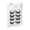 KISS Naked Drama, False Eyelashes, ‘Multipack Taffeta’, 14mm, Includes 4 Pairs Of Lashes, Easy to Apply, Reusable Lash Clusters((Pack of 1) (Pack of 2))