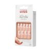 KISS Salon Acrylic French Nails – Crush Hour, Pink