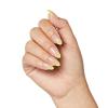 KISS Salon Acrylic, Press On Nails, Nail glue included, ‘Squared’, Light Pink, Medium Size, Coffin Shape, Includes 28 Nails, 2G Glue, 1 Manicure Stick, 1 Mini File(Neon Yellow)