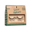 KISS Sister Nature False Eyelashes, ‘Sage’, 12 mm, 100% Natural Hair, Recyclable Paper Box, Printed with Soy Ink, Cruelty Free, Vegan, Includes 1 Pair of Reusable Strip Lashes(Meadow)